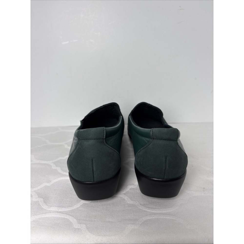 New SAS Dream Shoes Women Size 10.5WW Forest Green Slip On Comfort Loafers READ - Picture 3 of 11